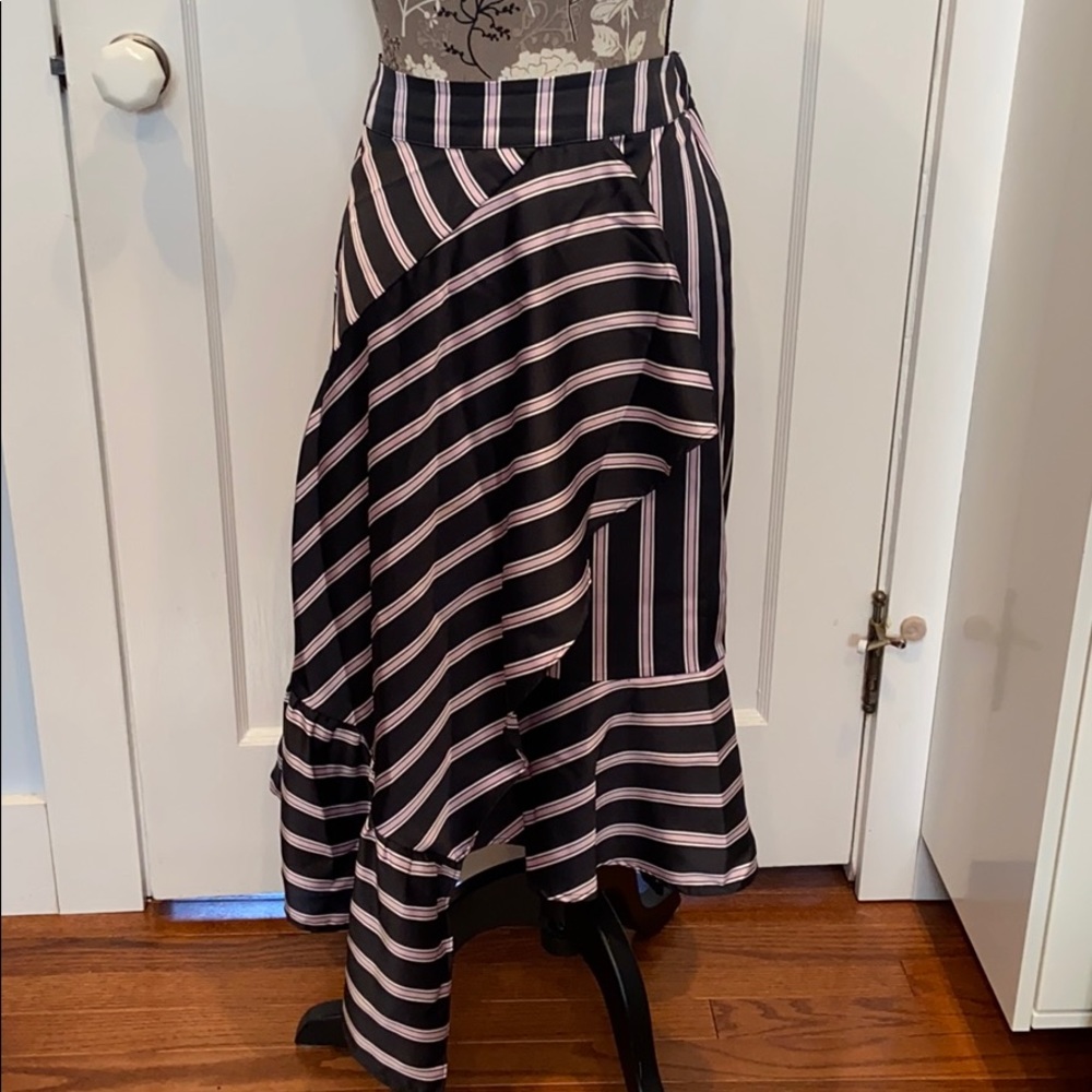 A New Day Ruffle Stripe Skirt
